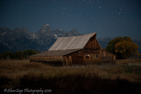 Moultons Barn Night